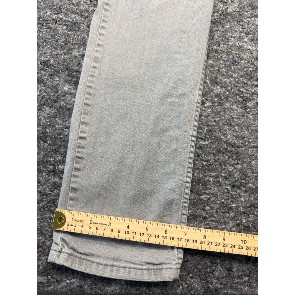 Levis 511 Slim Fit Jeans Mens 34x34 Light Gray Stretch Denim Pants 04511-3440 - Picture 4 of 16